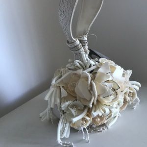 “Tie the Knot” Mary Frances Beaded Unique Wedding Handbag